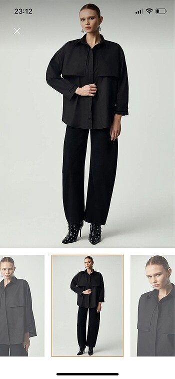 Siyah gömlek - Görsel 5