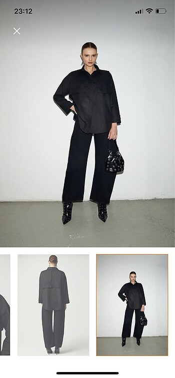 Siyah gömlek - Görsel 7