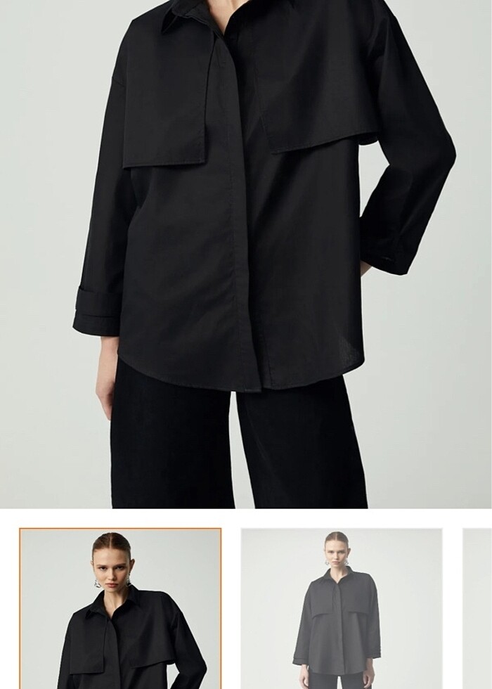 Siyah gömlek - Görsel 2