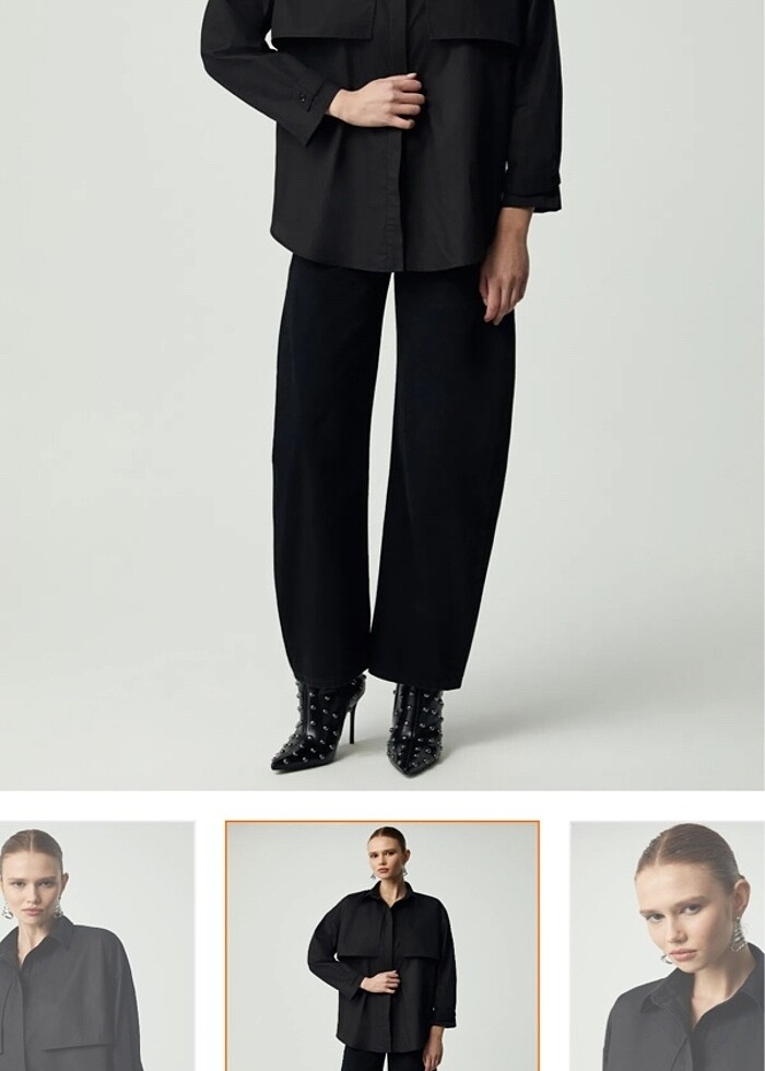 Siyah gömlek - Görsel 5