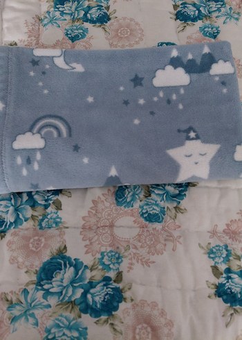 Mavi Desenli Çocuk Battaniyesi - Görsel 3
