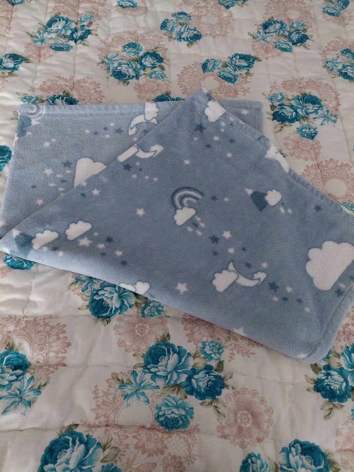 Mavi Desenli Çocuk Battaniyesi - Görsel 2