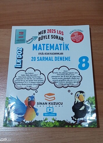 Sinan kuzucu yayınları 2025 ilk doz 20li sarmal deneme