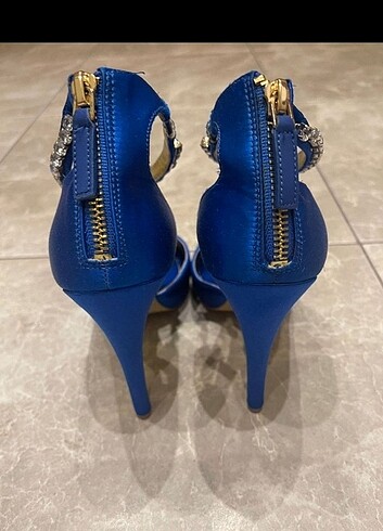 39 Beden mavi Renk Nine west gece ayakkabisi