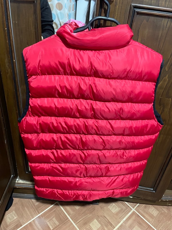 Kırmızı Nike Fermuarlı unisex Şişme Yelek - Görsel 2