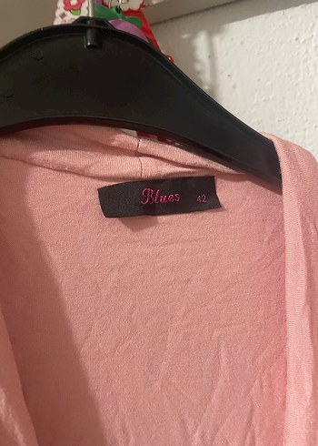Pembe Drape Detaylı Bluz - Görsel 2