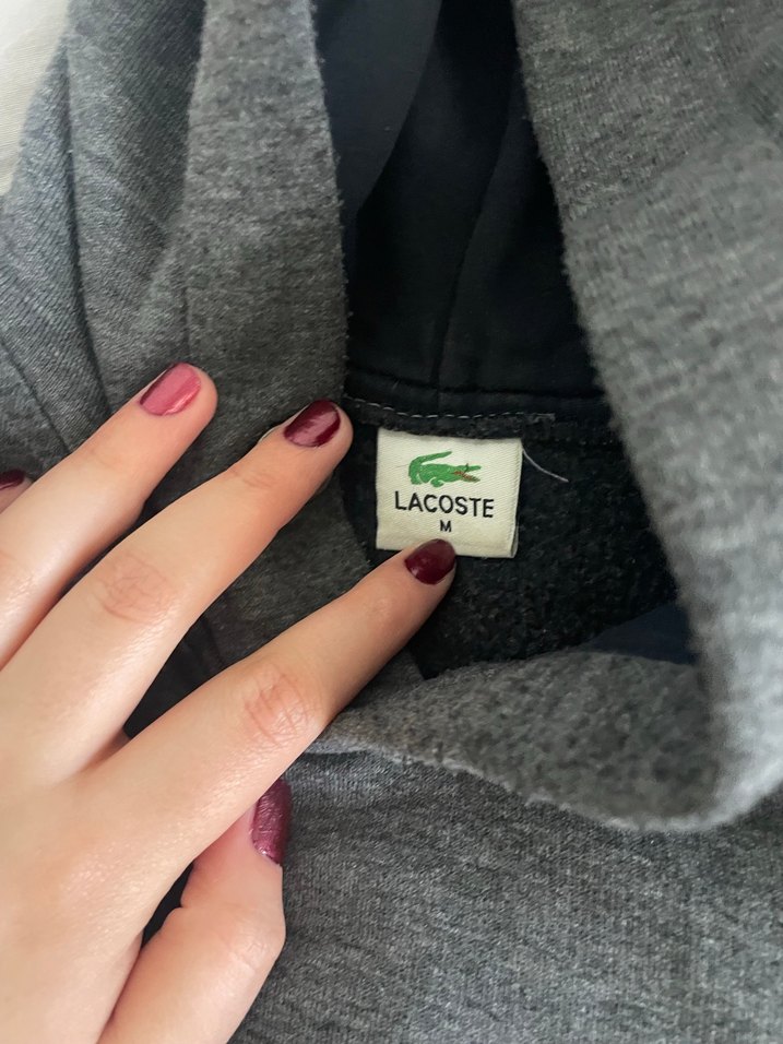 Gri Kapüşonlu erkek Sweatshirt - Görsel 3