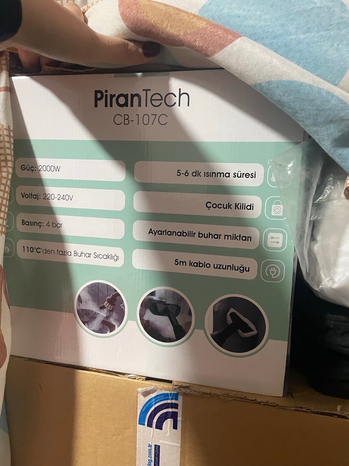 Beyaz Çok Fonksiyonlu Buharlı Temizleyici - Görsel 2