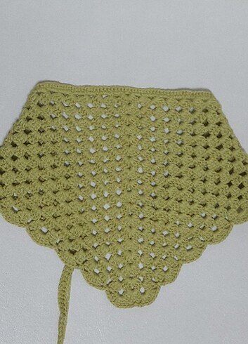 Tığ işi örgü bandana