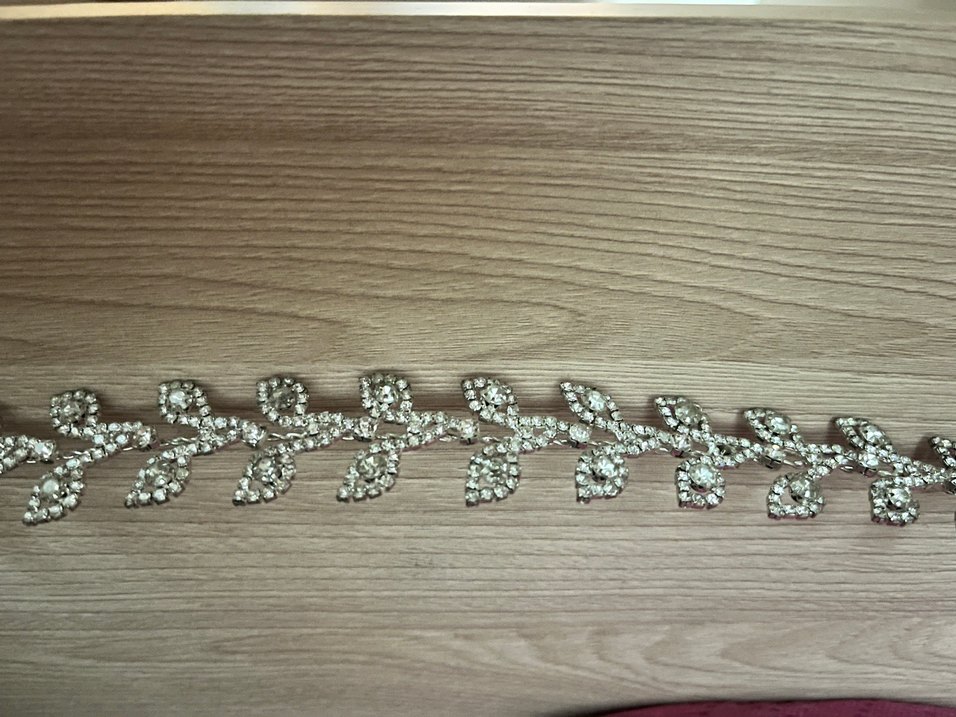 Taşlı Yaprak desenli Saç Aksesuarı - Görsel 2