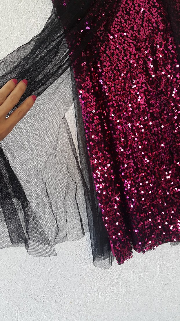 Monster high pembe siyah elbise - Görsel 3