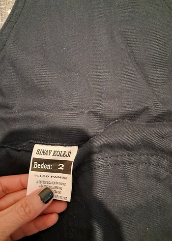 Sınav koleji salopet forması - Görsel 4