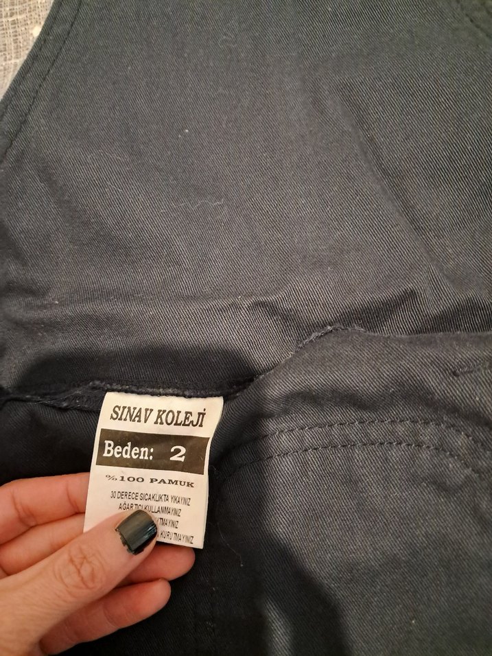 Sınav koleji salopet forması - Görsel 4