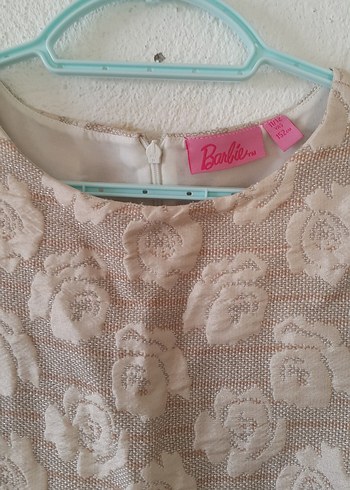 Bej Dantelli Kız Çocuk Elbisesi - Görsel 2