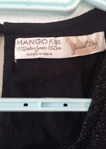 Kız Çocuk Siyah Dantelli  Elbise - Görsel 3