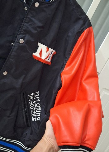 Zara Erkek Kolları Deri Ceket - Görsel 4