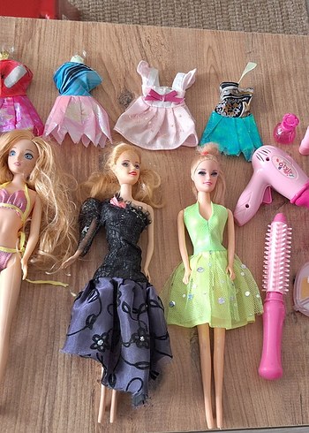 Barbie Bebek Seti ve Aksesuarları