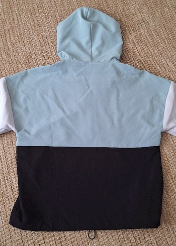 Kadın Kapüşonlu Renk Bloklu Sweatshirt - Görsel 6