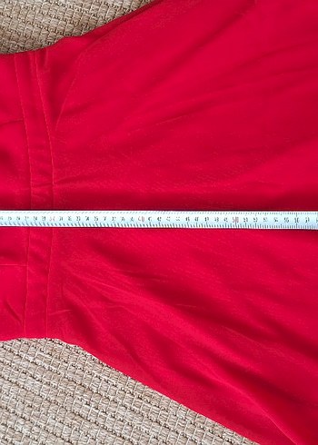 Kırmızı Abiye Elbise - Görsel 6