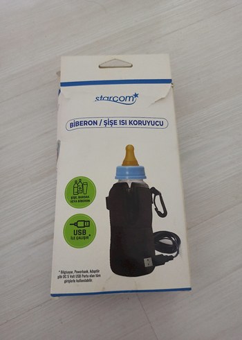  Beden Starcom Bebek Biberonu Isı Koruyucu Mavi
