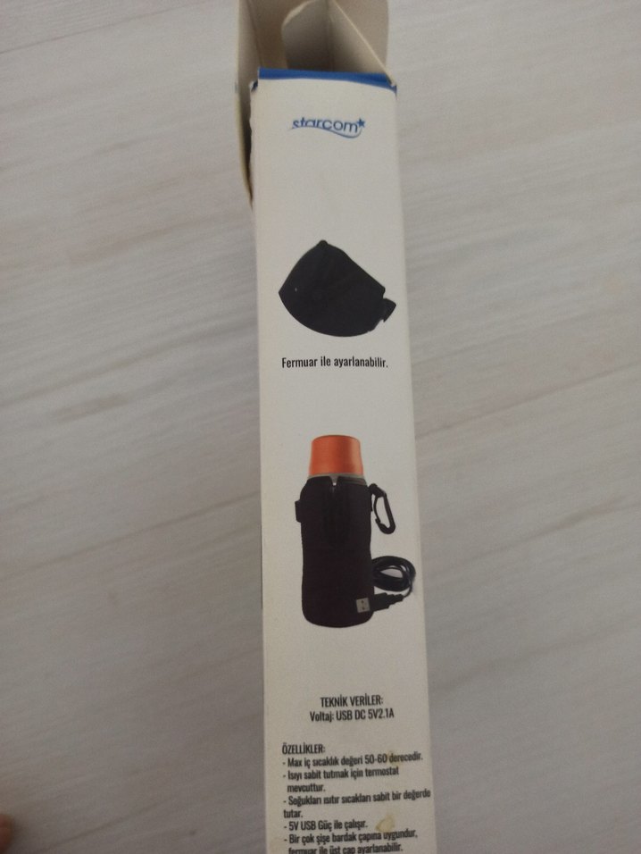 Starcom Bebek Biberonu Isı Koruyucu Mavi - Görsel 2