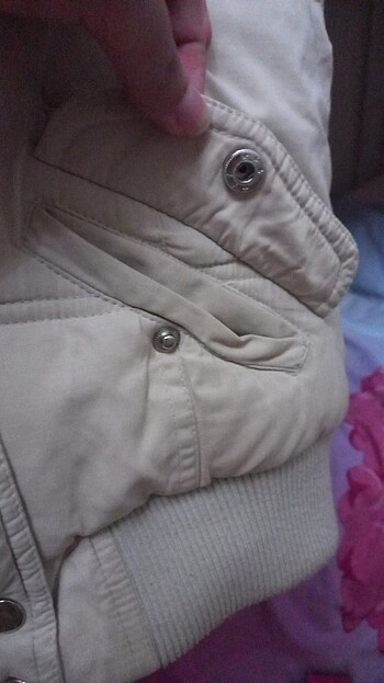 Kalın şapkalı yelek - Görsel 5