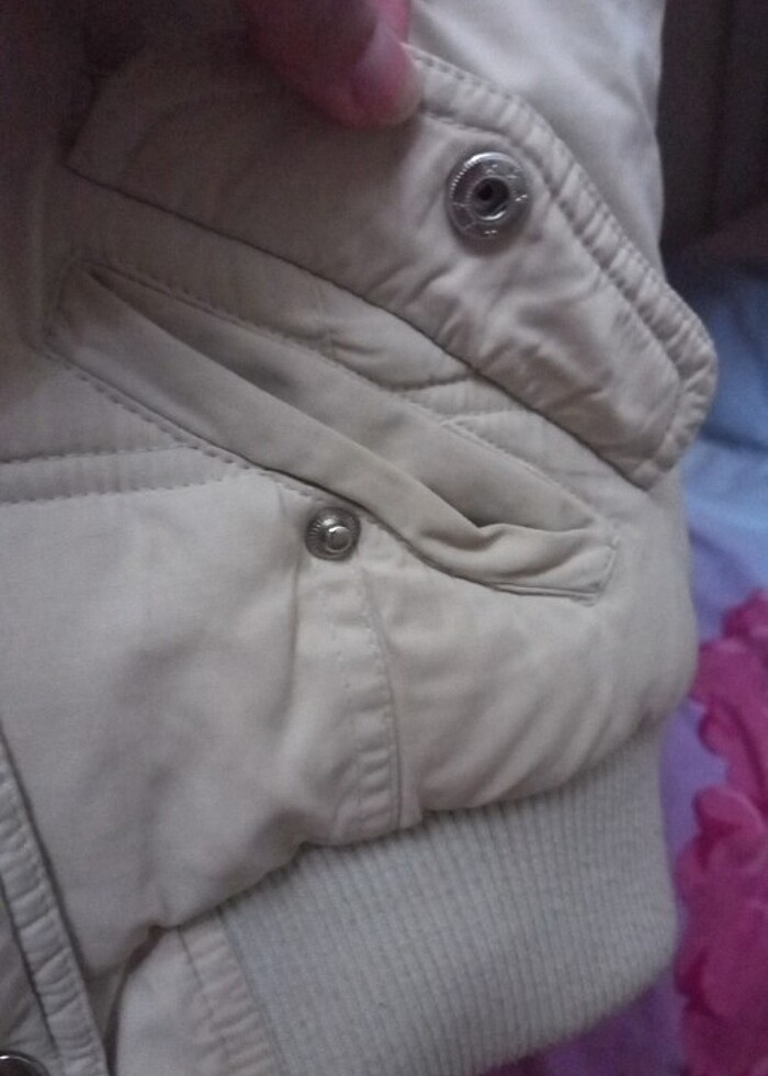 Kalın şapkalı yelek - Görsel 5