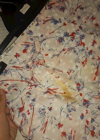 Nakışlı Düğmeli Mini Etek - Görsel 5