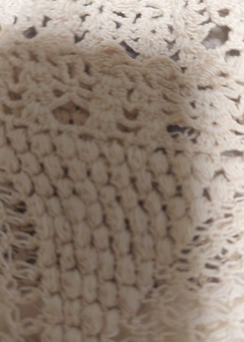 Dantel Detaylı Bohem Krem Kadın Bluz - Görsel 15