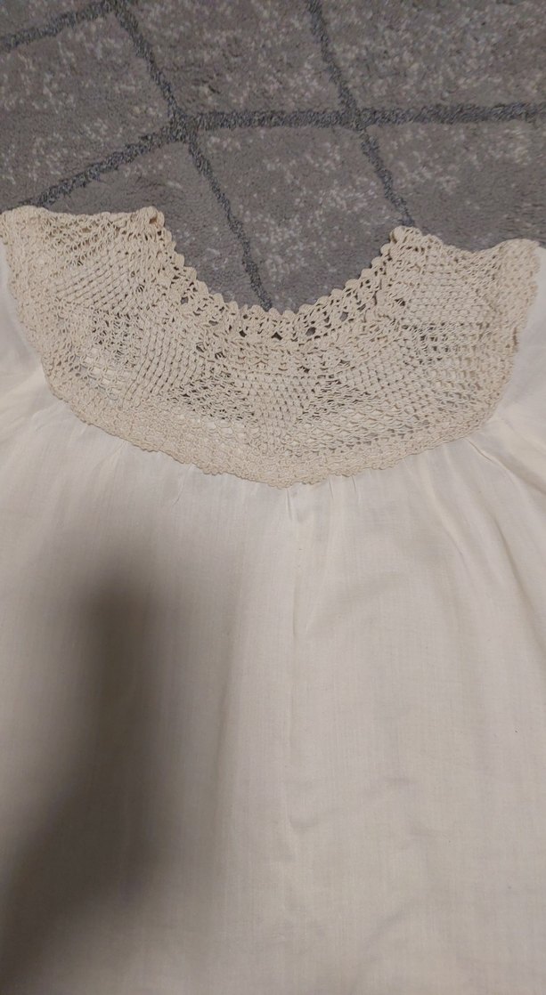 Dantel Detaylı Bohem Krem Kadın Bluz - Görsel 3