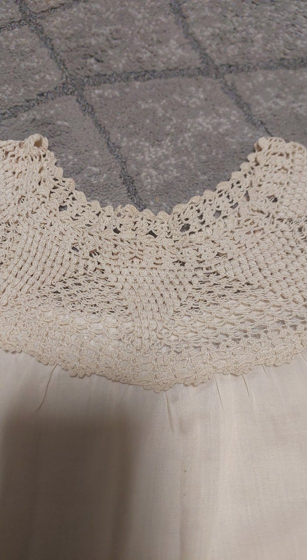 Dantel Detaylı Bohem Krem Kadın Bluz - Görsel 4