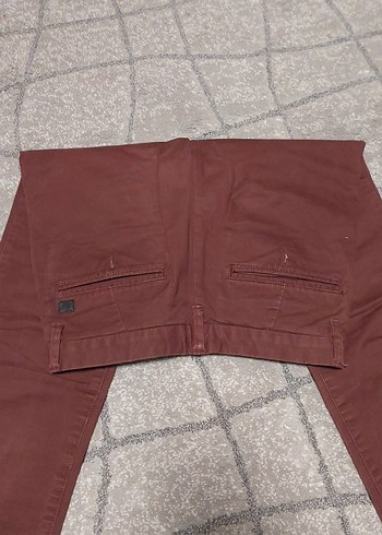 Bordo Regular Fit Street Wear Erkek Pantolon - Görsel 12