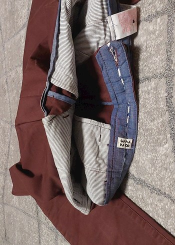 Bordo Regular Fit Street Wear Erkek Pantolon - Görsel 13