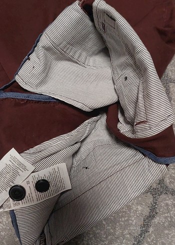 Bordo Regular Fit Street Wear Erkek Pantolon - Görsel 20