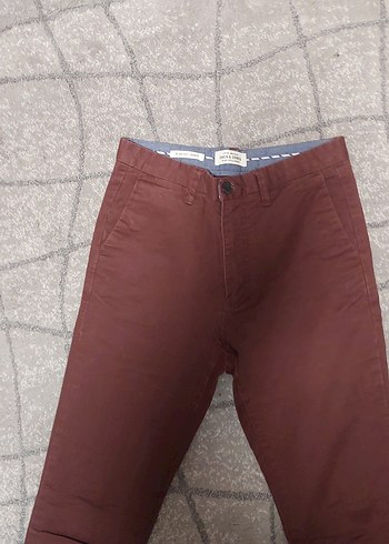 Bordo Regular Fit Street Wear Erkek Pantolon - Görsel 4
