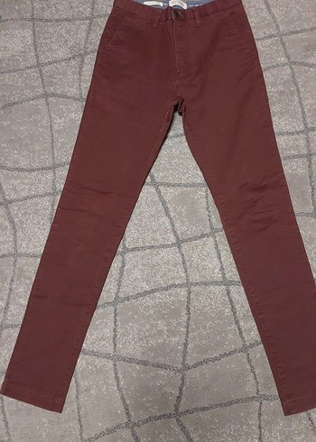 Bordo Regular Fit Street Wear Erkek Pantolon - Görsel 2