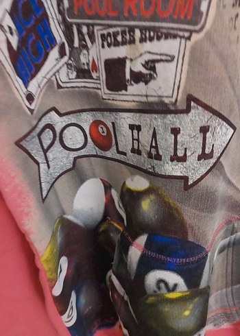 Pembe Baskılı Kapüşonlu Kadın Sweatshirt - Görsel 12