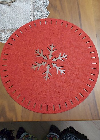 Yuvarlak Kırmızı / Yeşil Amerikan Servis - Görsel 2