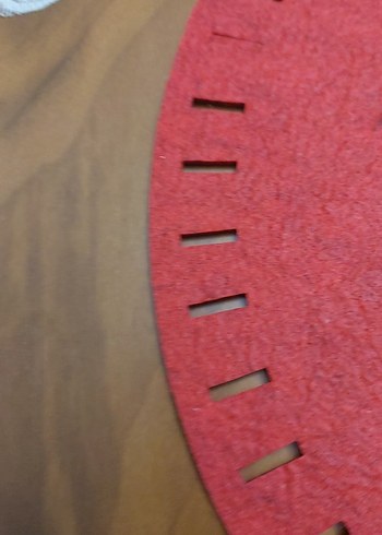 Yuvarlak Kırmızı / Yeşil Amerikan Servis - Görsel 7