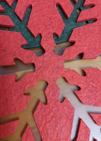 Yuvarlak Kırmızı / Yeşil Amerikan Servis - Görsel 18