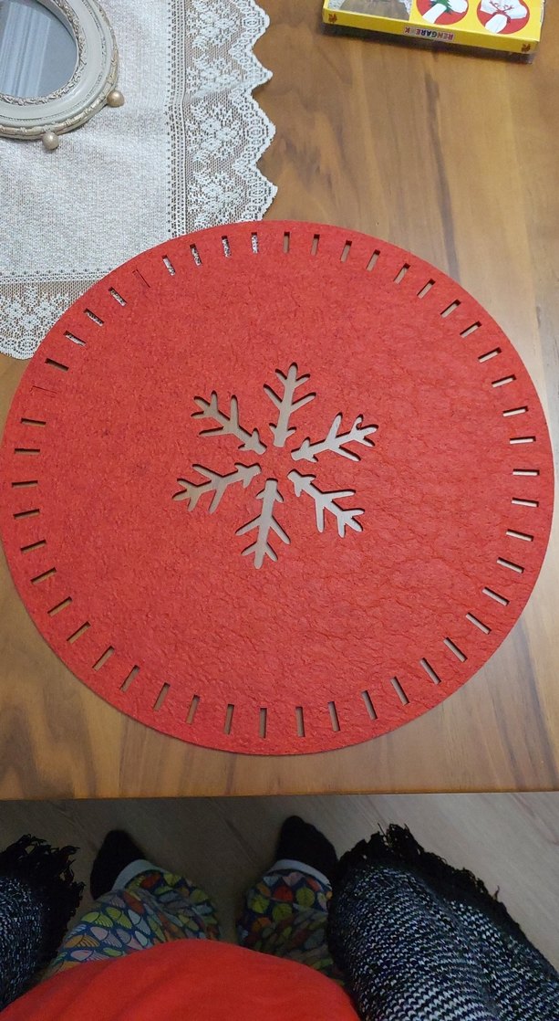 Yuvarlak Kırmızı / Yeşil Amerikan Servis - Görsel 2