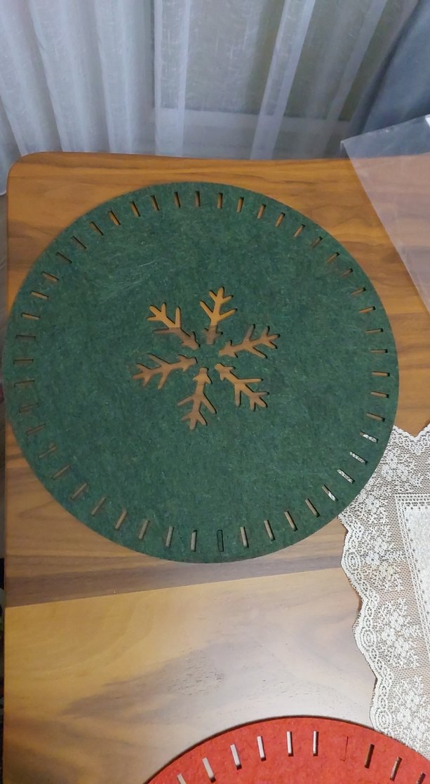 Yuvarlak Kırmızı / Yeşil Amerikan Servis - Görsel 4