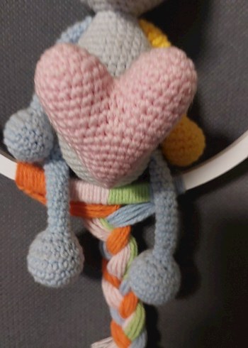 Renkli El Örgüsü Ayıcık Peluş Oyuncak - Görsel 20