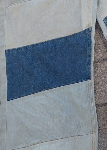 Kadın Geniş Kesim Midi Kot Pantolon - Görsel 8