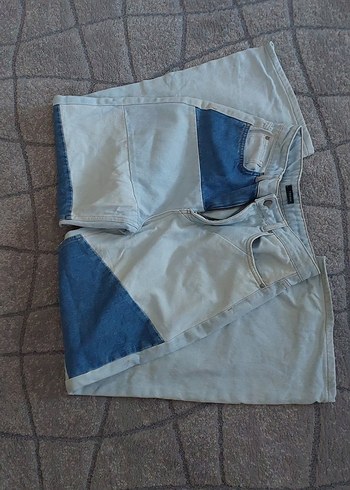 Kadın Geniş Kesim Midi Kot Pantolon - Görsel 13