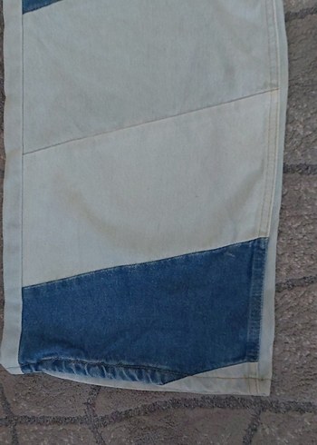 Kadın Geniş Kesim Midi Kot Pantolon - Görsel 9