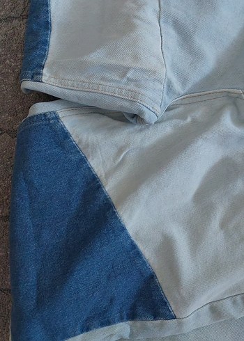 Kadın Geniş Kesim Midi Kot Pantolon - Görsel 14