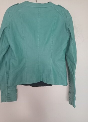 Suni deri ceket - Görsel 2