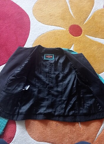 Suni deri ceket - Görsel 7