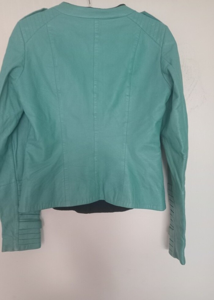 Suni deri ceket  - Görsel 2